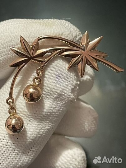 Золотая Брошь 583 пр 5,5гр