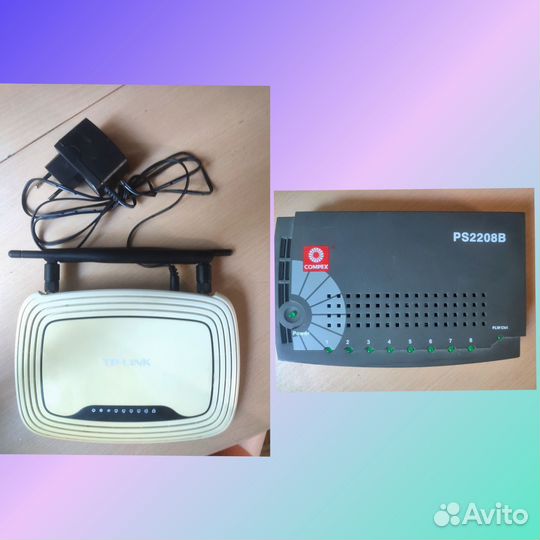 Роутер TP-Link TL-WR841ND и свитч