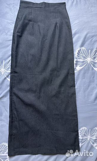 Юбка макси джинсовая размер XS