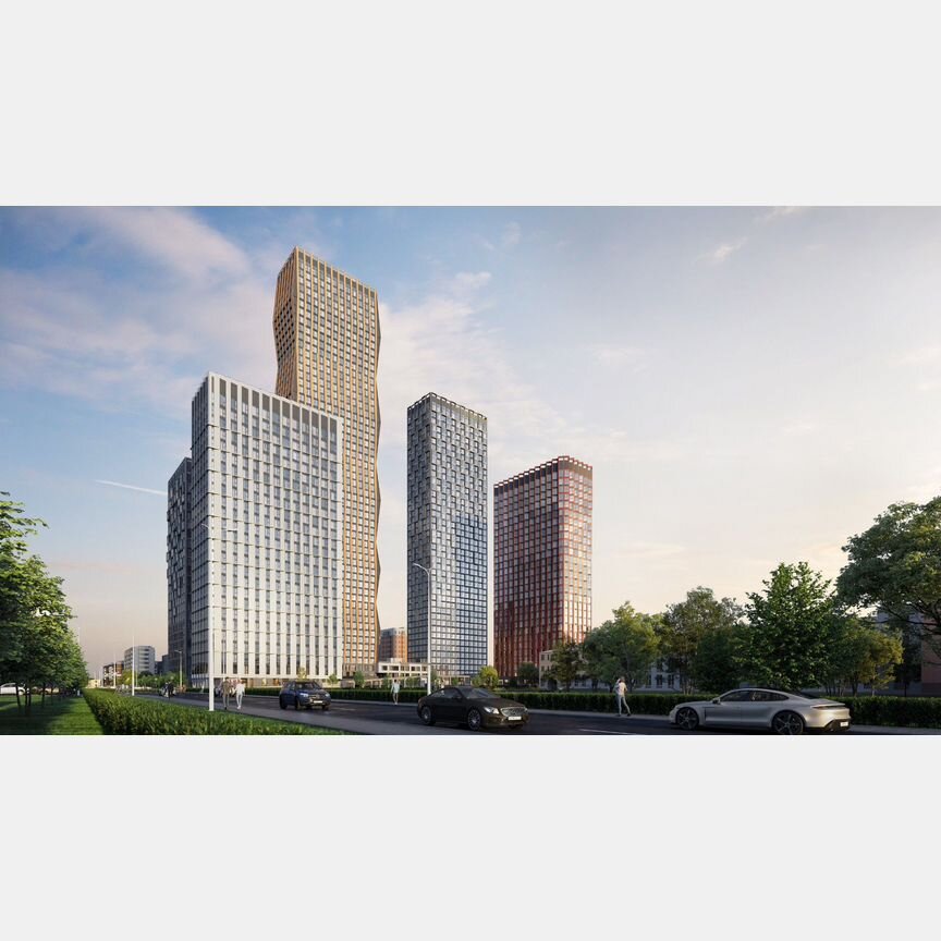 2-к. квартира, 60,7 м², 14/23 эт.