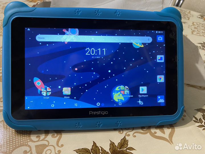 Десткий планшет prestigio android 8