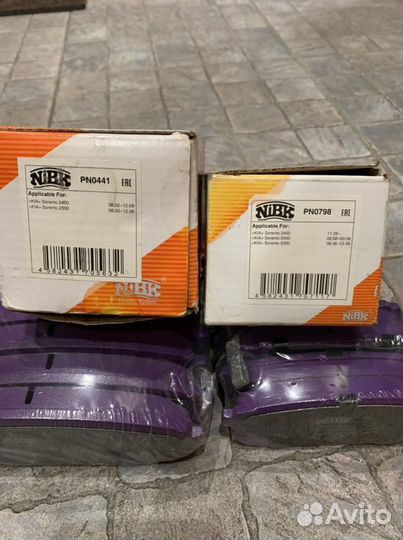 Тормозные колодки nibk-PN 0441-PN 0798 оригинал
