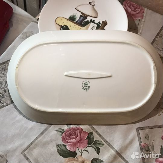 Kahla, винтаж. Набор тарелок для сыра