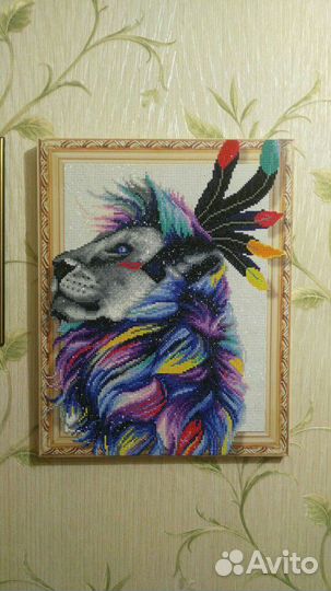 Картина из алмазной крошки