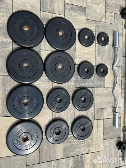 Блины (диски ) MB Barbell Гриф олимпийский