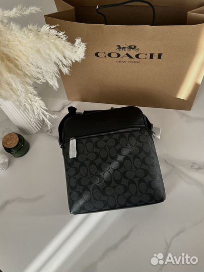 Мужская сумка через плечо Coach