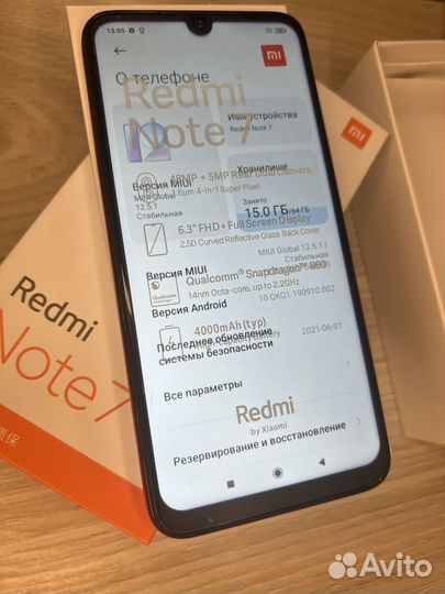 Xiaomi Redmi Note 7, 4/64 ГБ