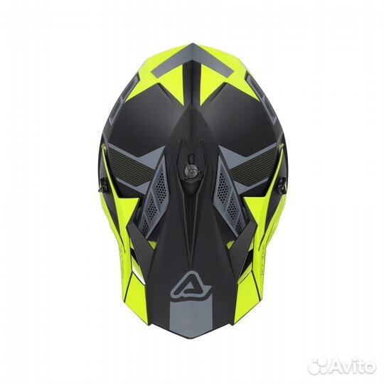 Black/Fluo-Yellow Шлем Acerbis X-track 22-06 V25