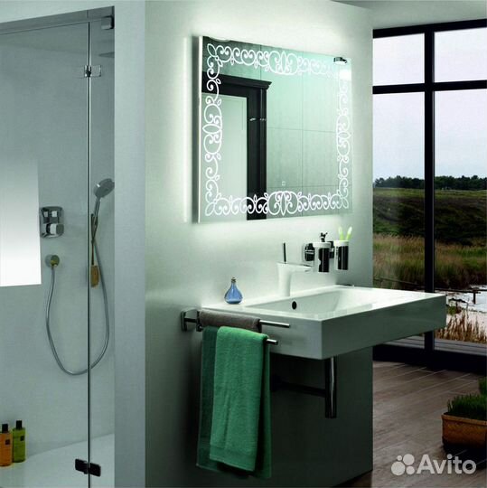 Зеркало с подсветкой LED