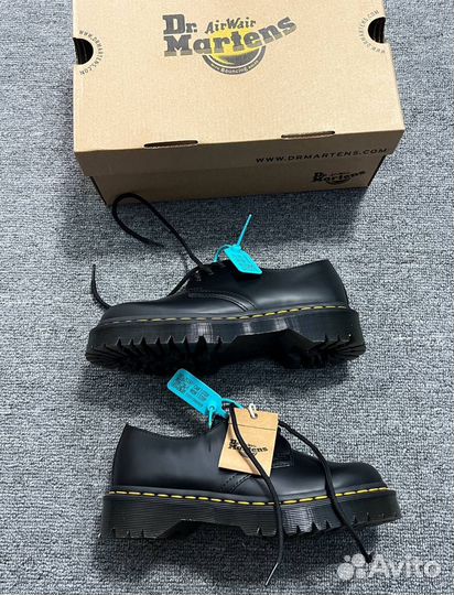 Dr Martens 1461 Bex Black на меху оригинал