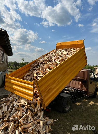 Дрова колотые сухие