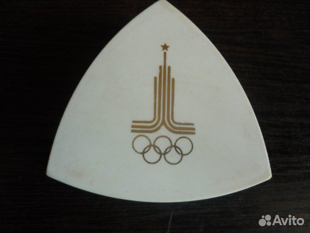 Набор запонки + зажим для галстука Олимпиада 80