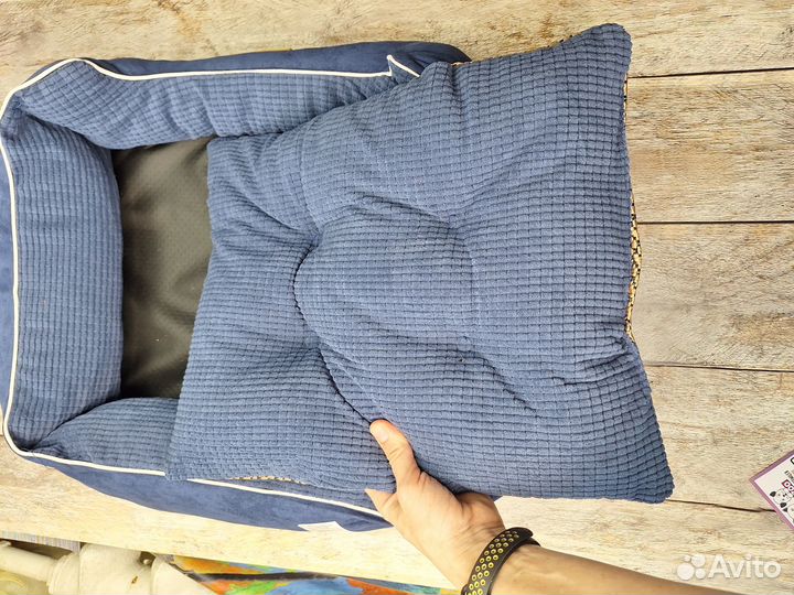 Мягкая лежанка для котов, кошек, мелких собак