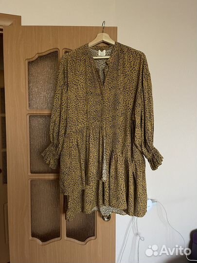 Платье country textile boho shirt лео