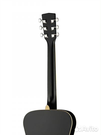 Акустическая гитара с чехлом Parkwood PF51 BKS