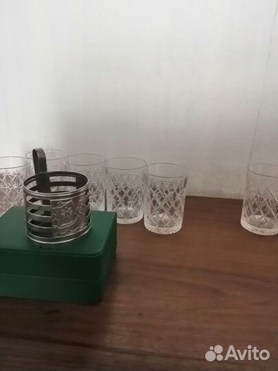 Стаканы хрустальные