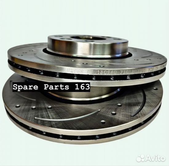 Тормозные диски (вент., перфорация) hofer Ларгус