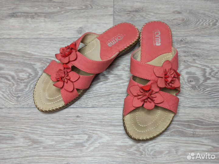 Шлепки женские, р 37