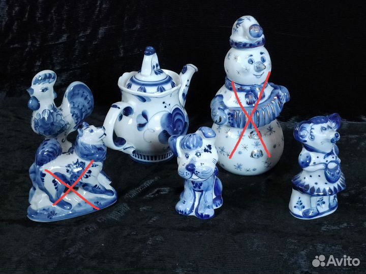 Посуда Гжель