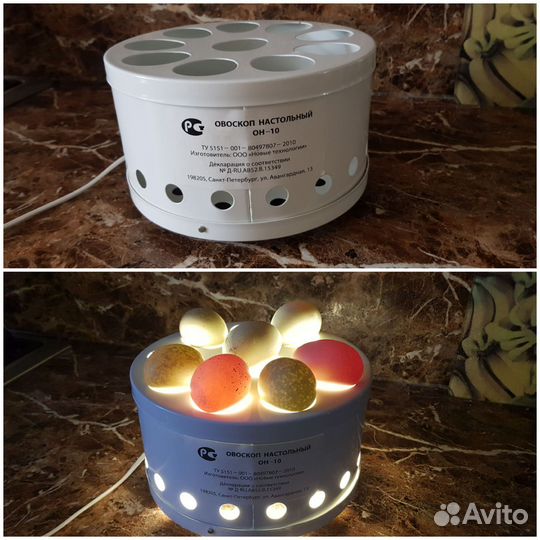 Инкубатор для яиц, овоскоп, меточные кольца