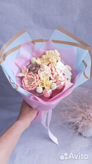 Букет из шоколадных цветов