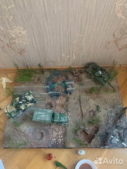 Диорама 1 35 размер 1м на 50 см