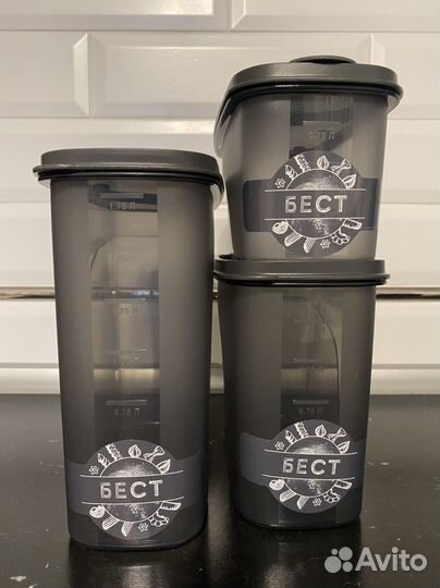 Набор контейнеров для сыпучих продуктов