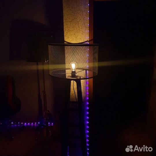 Торшер напольный лофт Lussole Parker LSP-9887, E27