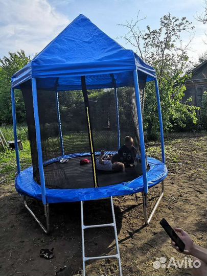 Батут с сеткой 183/244/305/366/427