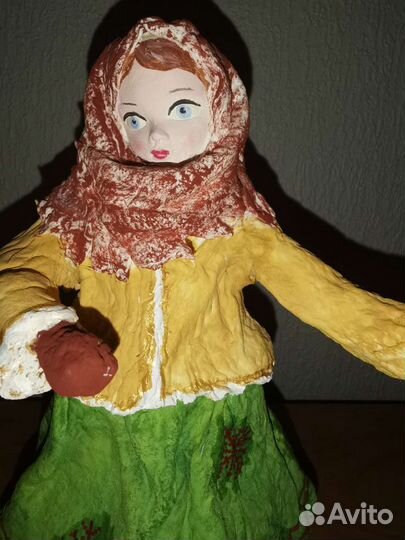 Кукла из ваты 19см