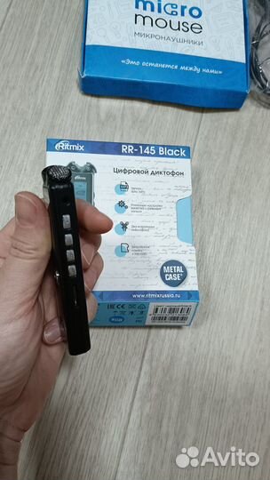 Микро наушник для экзамена, диктофон