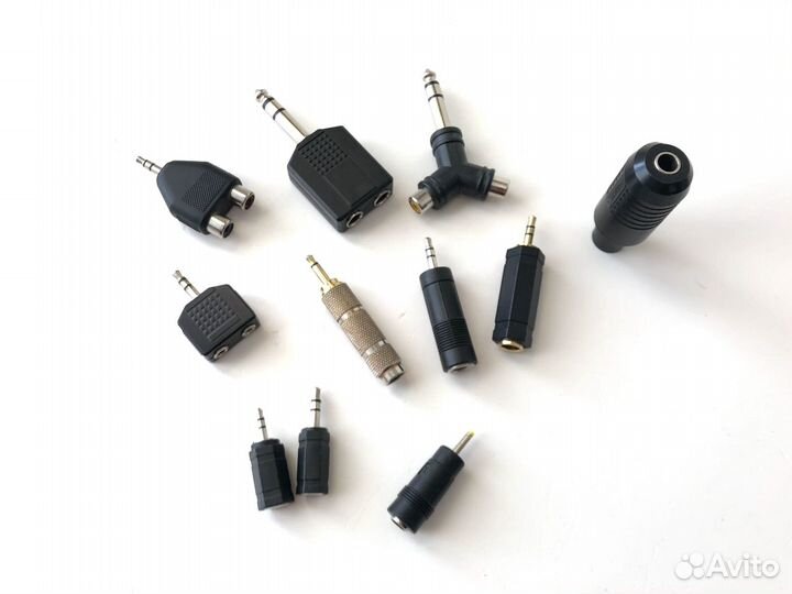 Переходники и разветвители Jack RCA DIN