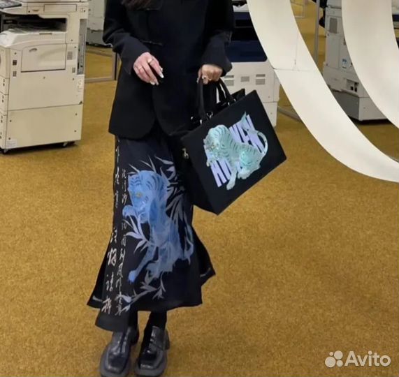 Юбка шёлк, длинная. Размеры от 44 до 48