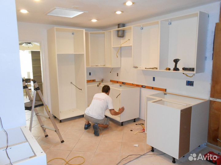 Сборка и установка кухни