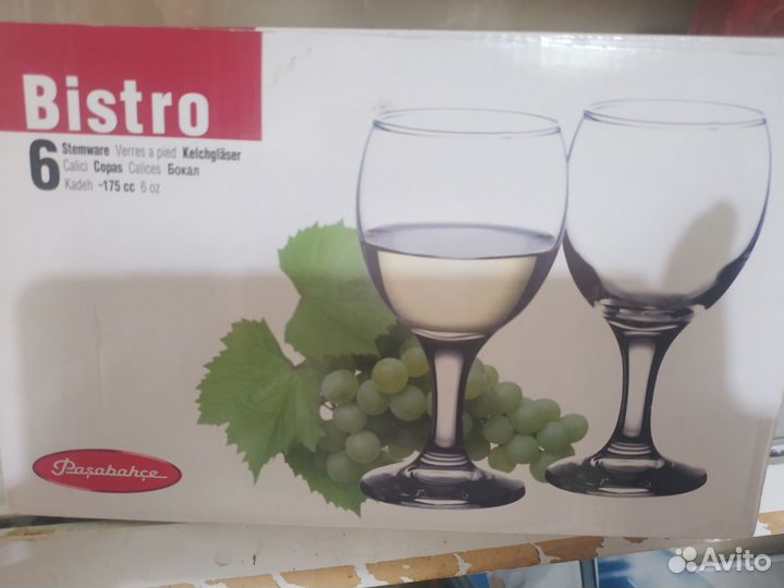 12 шт. Бокалы для виски, для вина