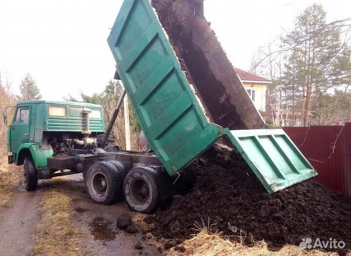 Щебень, доставка песок, отсев, чернозём