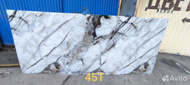 Гибкий мрамор с монтажом