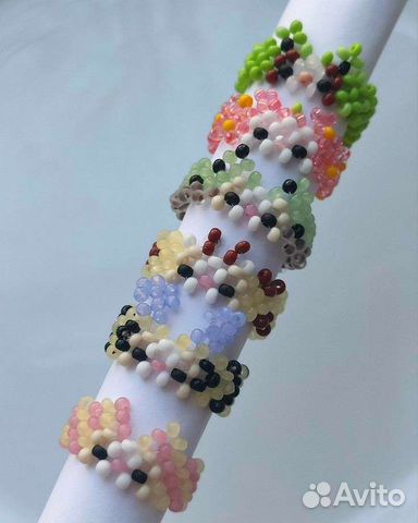 Кольца из бисера