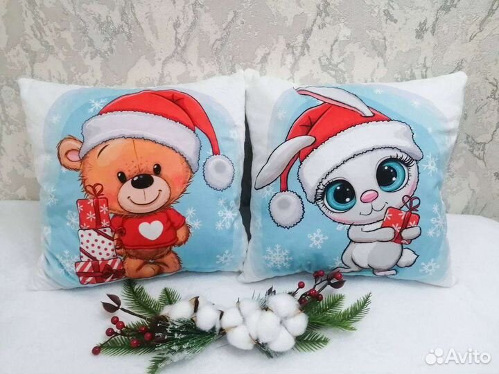 Плюшевые детские подушки