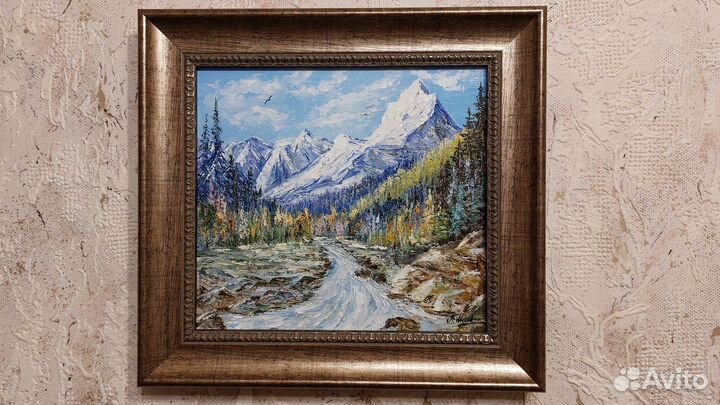 Картина маслом на холсте пейзаж