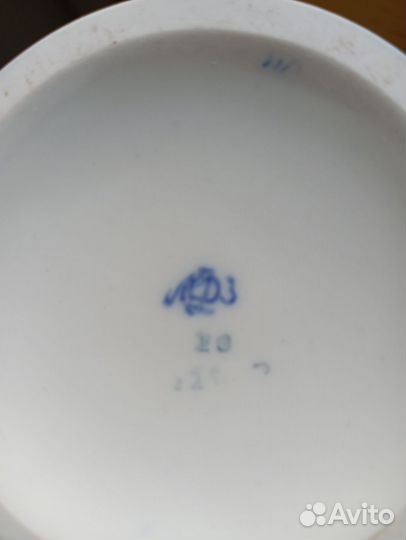 Ваза Синяя птица Васильки сетка