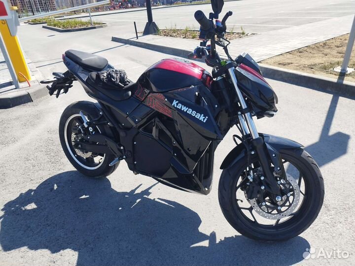 Электромотоцикл kawasaki z1000 (звук двигателя)