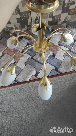 Люстра потолочная бу