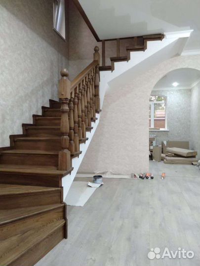 Изготовление деревянных лестниц