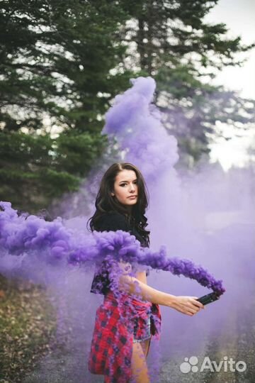 Цветной дым