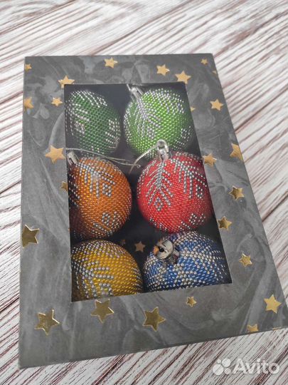 Елочные украшения ручной работы