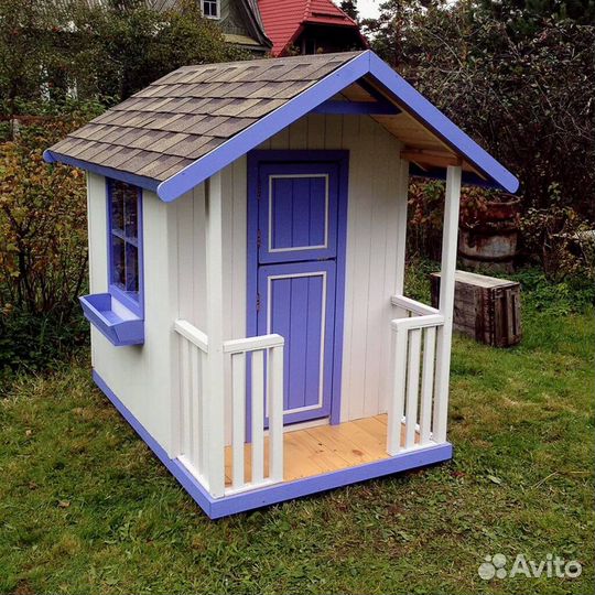 Детский игровой домик из дерева