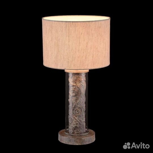 Светильник настольный металлический и текстильный