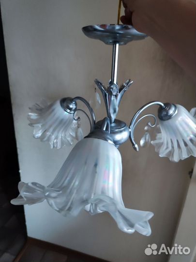 Люстра потолочная подвесная бу