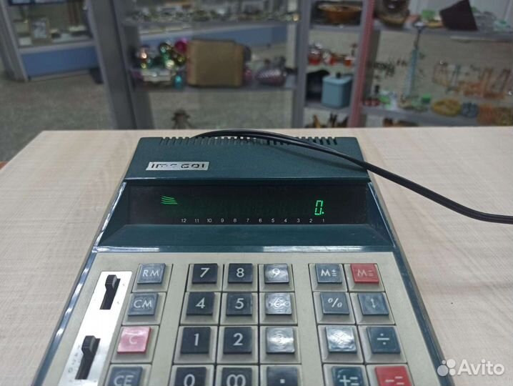 Винтажный Итальянский Калькулятор Ретро Раритет